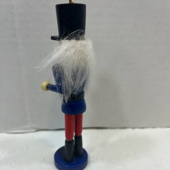 Wooden Toy Soldier Nutcracker Christmas Ornament 5" - Picture 6 of 8
